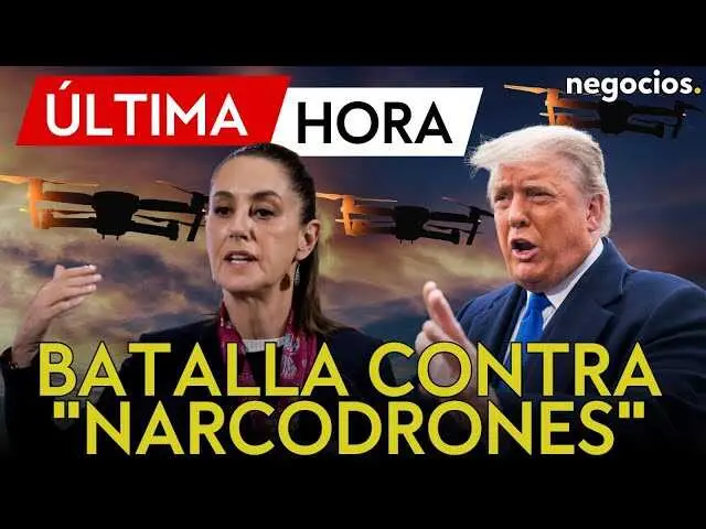 Imagen que ilustra un dron sobrevolando un entorno fronterizo, simbolizando la nueva amenaza del narcotr&aacute;fico tecnol&oacute;gico.<br>                        <br>                        <br>                        <br>                      