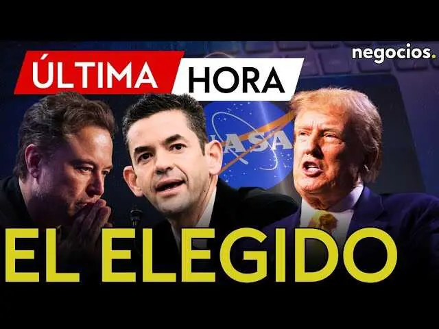 Jared Isaacman presentado como nuevo administrador de la NASA con fondo de cohete y logo oficial de la agencia espacial.<br>                        <br>                        <br>                        <br>                      