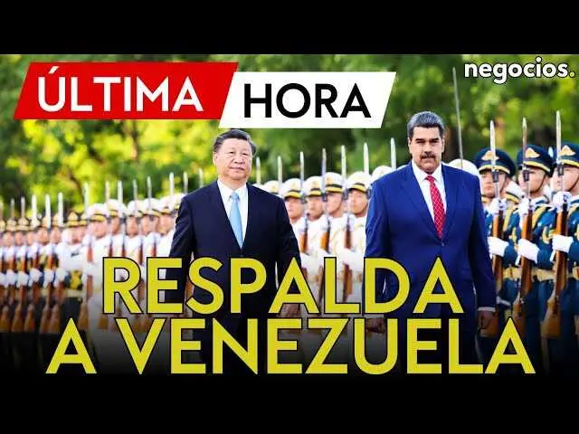 Imagen representativa del video donde se aborda el respaldo de China a Venezuela frente al bloqueo de EE.UU.<br>                        <br>                        <br>                        <br>                      