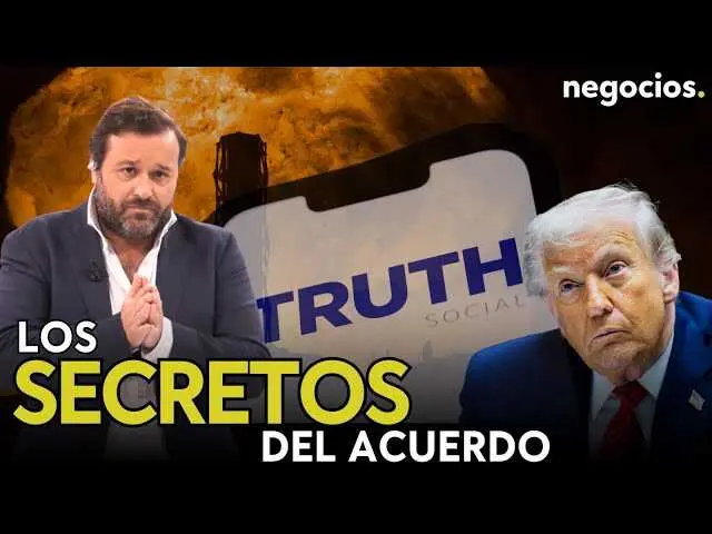 Imagen promocional de la fusi&oacute;n entre Trump Media and Technology Group y TAE Technologies, destacando la transformaci&oacute;n hacia la fusi&oacute;n nuclear.<br>                        <br>                        <br>                        <br>                      