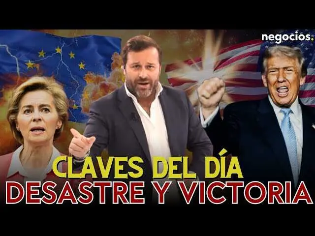 Captura del v&iacute;deo con gr&aacute;ficos ilustrativos sobre el acuerdo europeo, la fusi&oacute;n nuclear y la tecnolog&iacute;a de chips IA en China.<br>                        <br>                        <br>                        <br>                      