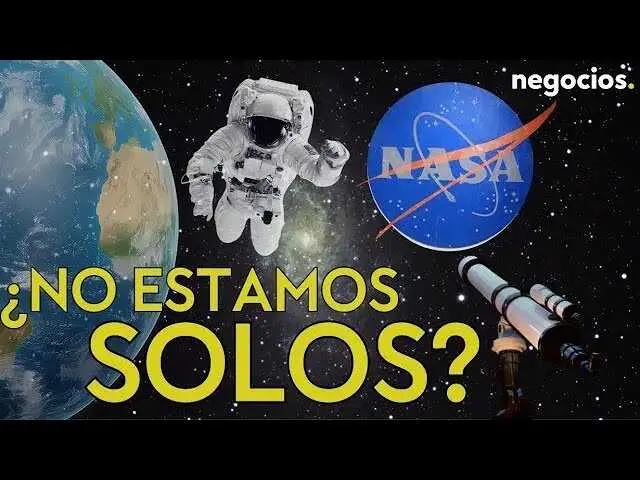 Imagen del exoplaneta K2-18 b con representaci&oacute;n art&iacute;stica de su atm&oacute;sfera Hycean y las posibles mol&eacute;culas detectadas por la NASA.<br>                        <br>                        <br>                        <br>                      