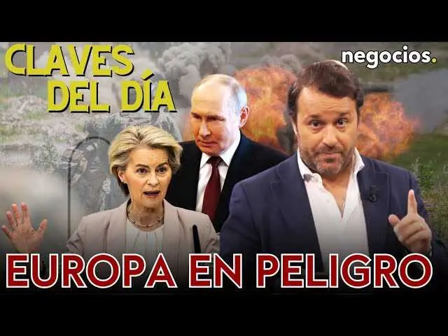 Imagen ilustrativa con gr&aacute;ficos financieros y mapa de Europa con foco en Ucrania, junto a barras de oro simbolizando la subida hist&oacute;rica del metal precioso.<br>                        <br>                        <br>                        <br>                      