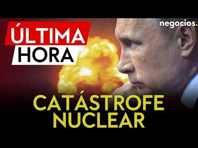 Imagen de portada del v&iacute;deo que muestra la advertencia nuclear de Rusia hacia la OTAN, con el Kremlin y s&iacute;mbolos at&oacute;micos en el fondo, reflejando la tensi&oacute;n geopol&iacute;tica actual.<br>                        <br>                        <br>                        <br>                      