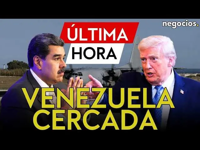 Avi&oacute;n MC-130J de operaciones especiales en vuelo, s&iacute;mbolo del despliegue militar estadounidense cerca de Venezuela.<br>                        <br>                        <br>                        <br>                      