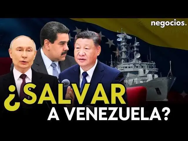 Captura del v&iacute;deo de Negocios TV sobre la presi&oacute;n naval y la situaci&oacute;n geopol&iacute;tica en Venezuela.<br>                        <br>                        <br>                        <br>                      