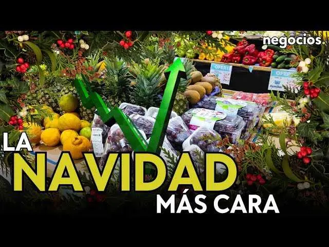 Imagen del v&iacute;deo en YouTube sobre el aumento de precios en la Navidad de 2025, mostrando productos t&iacute;picos navide&ntilde;os.<br>                        <br>                        <br>                        <br>                      
