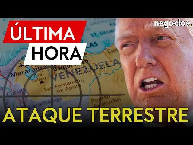 Donald Trump durante una conferencia de prensa donde anuncia acci&oacute;n militar en Venezuela<br>                        <br>                        <br>                        <br>                      