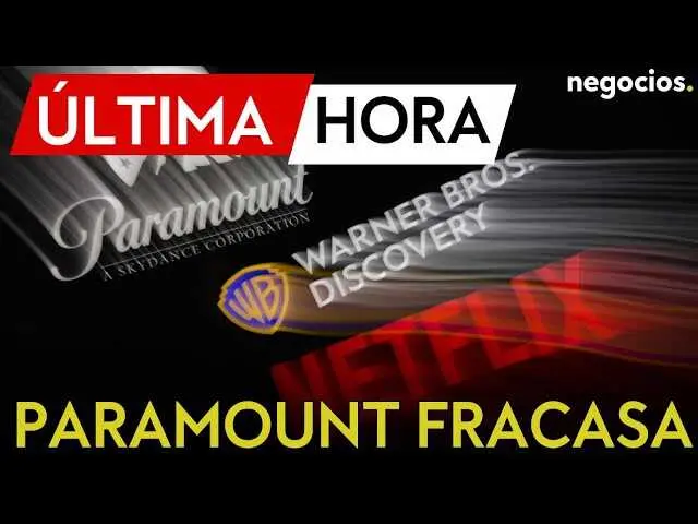 Imagen ilustrativa de los logos de Paramount y Warner Bros. Discovery en un fondo corporativo<br>                        <br>                        <br>                        <br>                      
