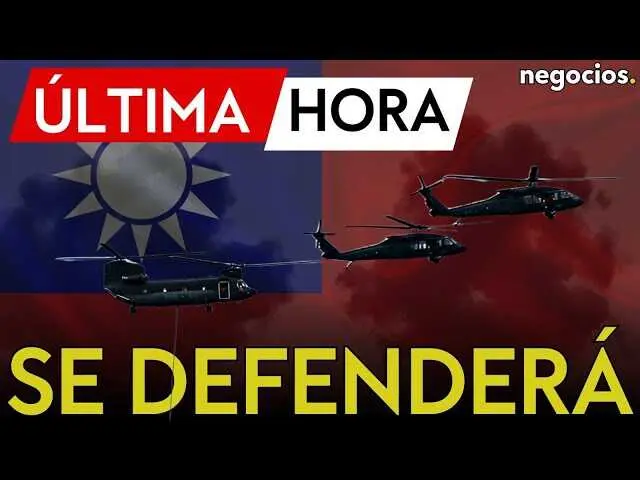 Foto a&eacute;rea de maniobras militares chinas cerca de la costa de Taiw&aacute;n, ilustrando la tensi&oacute;n creciente en la regi&oacute;n.<br>                        <br>                        <br>                        <br>                      