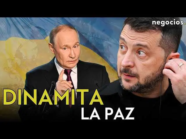 Captura del v&iacute;deo que muestra una imagen relacionada con la crisis en Ucrania y el an&aacute;lisis geopol&iacute;tico realizado.<br>                        <br>                        <br>                        <br>                      