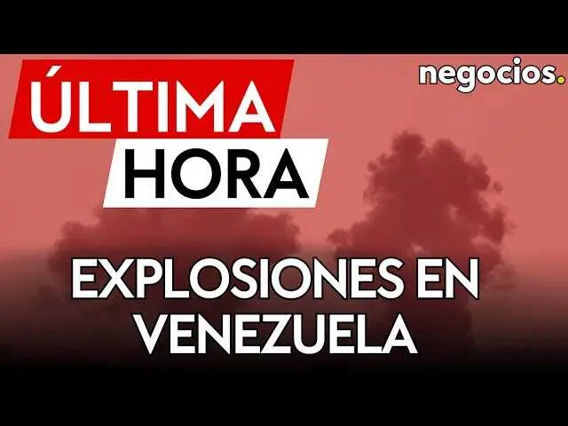 Imagen del v&iacute;deo que muestra una vista a&eacute;rea de Caracas, ciudad donde se reportan explosiones y alarma a&eacute;rea.<br>                        <br>                        <br>                        <br>                      