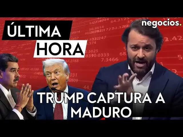 Miniatura del v&iacute;deo donde se anuncia la captura de Nicol&aacute;s Maduro por parte de las fuerzas estadounidenses, con la imagen del expresidente Trump en primer plano.<br>                        <br>                        <br>                        <br>                      