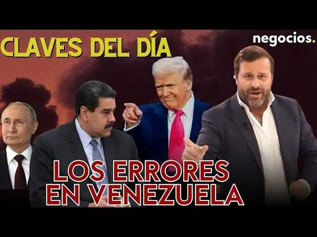 Miniatura del v&iacute;deo con la imagen del logotipo de Negocios TV y un fondo alusivo a la crisis entre EE. UU. y Venezuela.<br>                        <br>                        <br>                        <br>                      