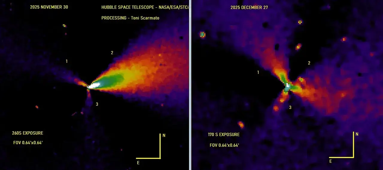 Image credit: Toni Scarmato, based on data released by NASA/ESA/STScI
