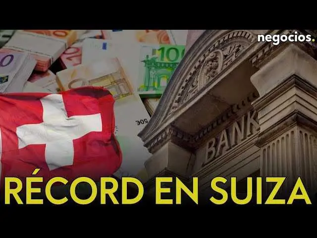 Vista del emblem&aacute;tico paisaje suizo con representaci&oacute;n gr&aacute;fica de flujos financieros hacia bancos privados desde Asia.<br>                        <br>                        <br>                        <br>                      