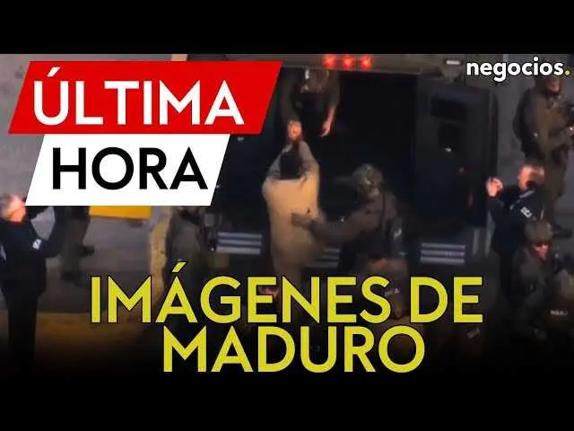 Fotograf&iacute;a del presidente venezolano Nicol&aacute;s Maduro siendo escoltado encadenado y cojeando a su llegada a la corte en Nueva York.<br>                        <br>                        <br>                        <br>                      