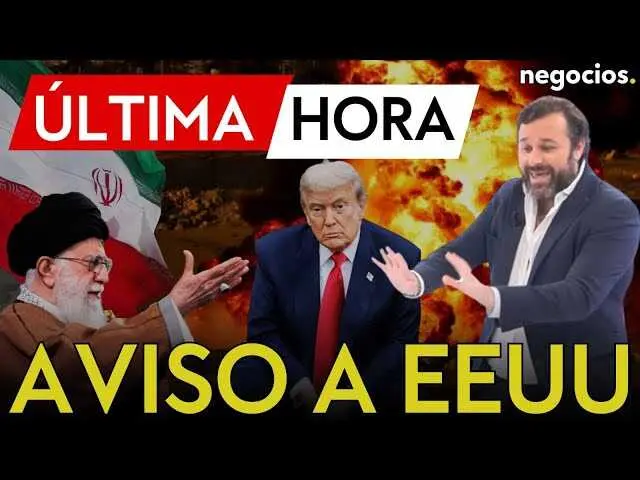 Captura de pantalla del v&iacute;deo donde el comandante Amir Hatami advierte sobre la interferencia extranjera en las protestas iran&iacute;es<br>                        <br>                        <br>                        <br>                      