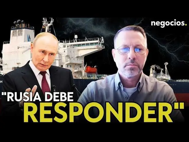 Imagen del buque interceptado por la Guardia Costera estadounidense cerca de Venezuela, ilustrando la tensi&oacute;n mar&iacute;tima entre Estados Unidos y Rusia.<br>                        <br>                        <br>                        <br>                      