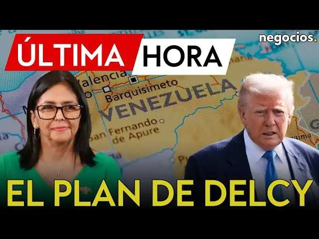 Delcy Rodr&iacute;guez durante un mensaje oficial en medio de la crisis pol&iacute;tica en Venezuela<br>                        <br>                        <br>                        <br>                      