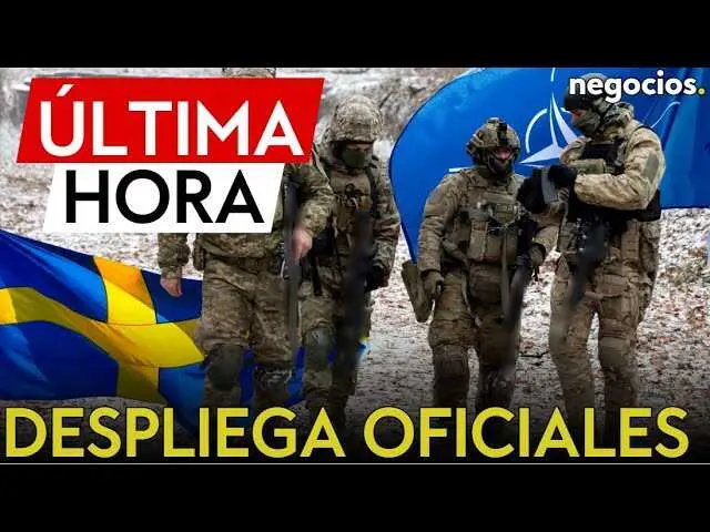 Oficiales suecos inspeccionando instalaciones militares en Groenlandia, reflejo de la creciente presencia del pa&iacute;s en la regi&oacute;n &aacute;rtica.<br>                        <br>                        <br>                        <br>                      