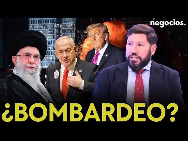Captura del v&iacute;deo de Negocios TV que analiza la escalada de tensiones geopol&iacute;ticas en Medio Oriente, Venezuela y Groenlandia, destacando la amenaza iran&iacute; contra instalaciones estadounidenses e israel&iacute;es.<br>                        <br>                        <br>                        <br>                      