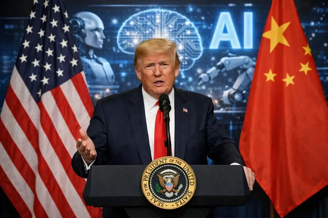 Trump presume de liderar a China en IA mientras arriesga 130.000 millones