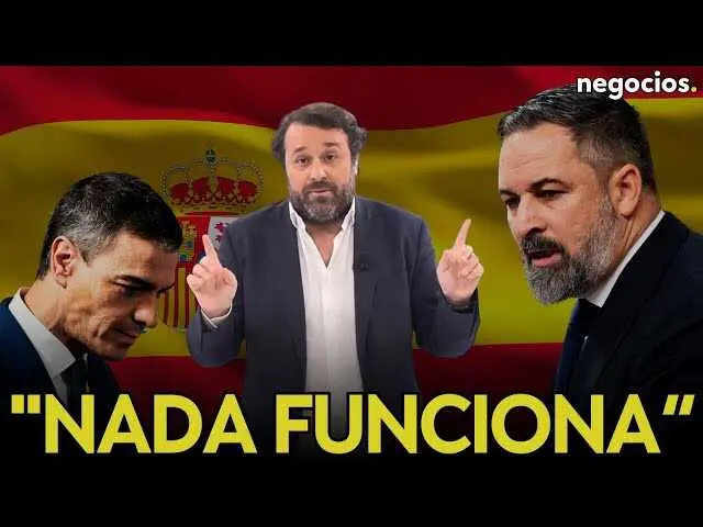 Santiago Abascal hablando en un acto p&uacute;blico, con fondo que sugiere debate pol&iacute;tico y social<br>                        <br>                        <br>                        <br>                      