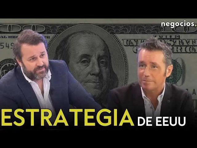 Captura del v&iacute;deo con Alberto Iturralde en entrevista para Negocios TV, explicando la ca&iacute;da del d&oacute;lar.<br>                        <br>                        <br>                        <br>                      