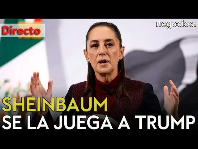 Claudia Sheinbaum en rueda de prensa mientras se desarrollan tensiones diplom&aacute;ticas con Estados Unidos sobre ayuda a Cuba.<br>                        <br>                        <br>                        <br>                      