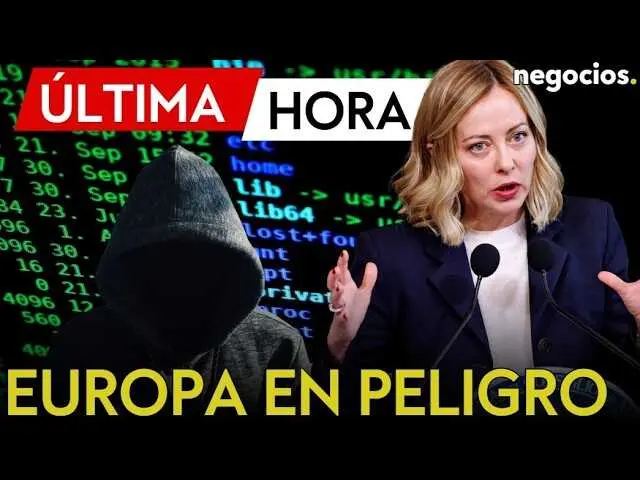 Captura en miniatura del v&iacute;deo sobre el ciberataque a sedes diplom&aacute;ticas y los Juegos Ol&iacute;mpicos Mil&aacute;n-Cortina 2026, difundido por Negocios TV.<br>                        <br>                        <br>                        <br>                      