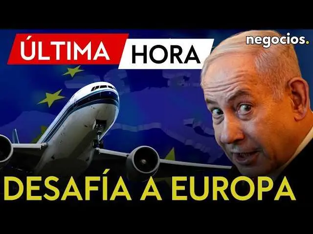 El avi&oacute;n oficial de Benjam&iacute;n Netanyahu sobrevolando Europa rumbo a Washington, en medio de una pol&eacute;mica internacional.<br>                        <br>                        <br>                        <br>                      