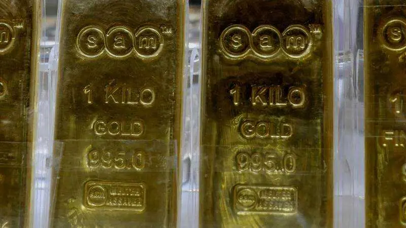 Barras de oro, EPA/ALI HAIDER