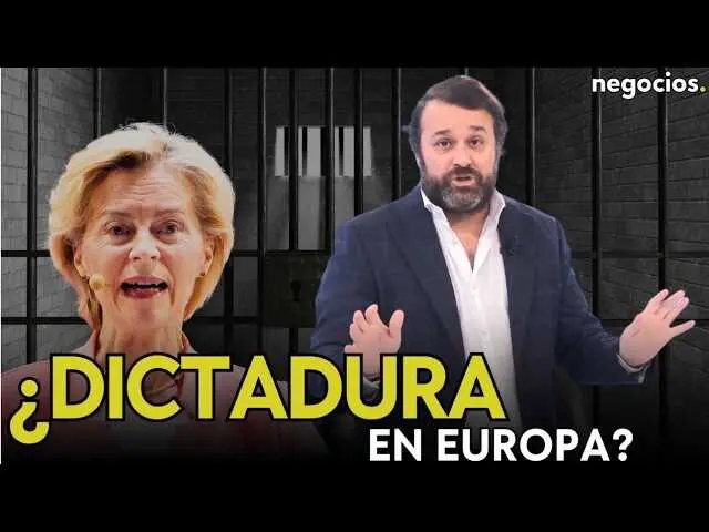 Miniatura del v&iacute;deo que muestra a Ursula von der Leyen con un fondo azul institucional y gr&aacute;ficos que aluden a la Uni&oacute;n Europea y su debate sobre veto y decisiones.<br>                        <br>                        <br>                        <br>                      