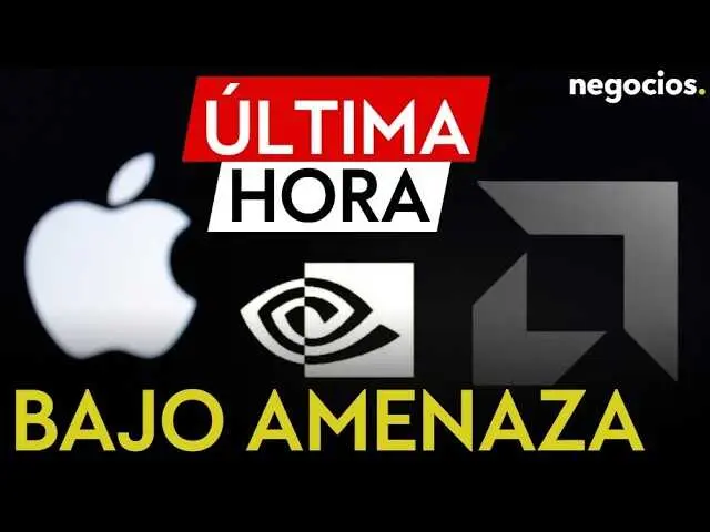 Mapa de Taiw&aacute;n con referencias a la industria de semiconductores y logos de Apple, Nvidia y AMD superpuestos<br>                        <br>                        <br>                        <br>                      