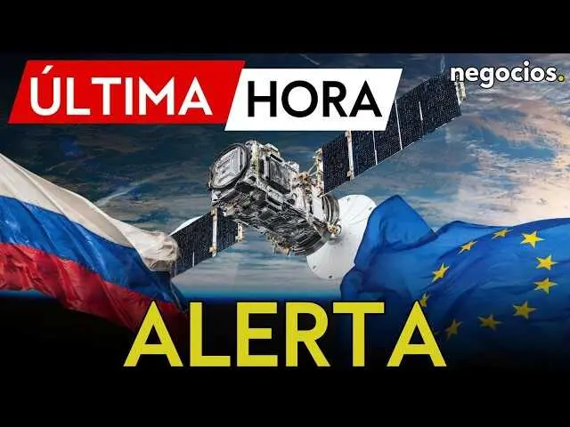 Imagen de un sat&eacute;lite en &oacute;rbita representando la alerta europea sobre operaciones sospechosas de sat&eacute;lites rusos en proximidad a activos espaciales europeos.<br>                        <br>                        <br>                        <br>                      
