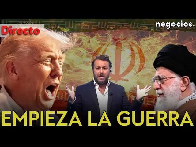 Mapa del Estrecho de Ormuz y &aacute;reas de ataque en Ir&aacute;n durante la operaci&oacute;n 'Furia &Eacute;pica', con el logo de Negocios TV en vivo.<br>                        <br>                        <br>                        <br>                      