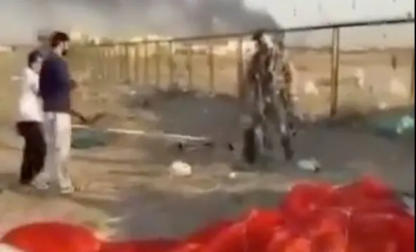 Un avi&oacute;n de combate F-15 de los Estados Unidos acaba de estrellarse en Kuwait.