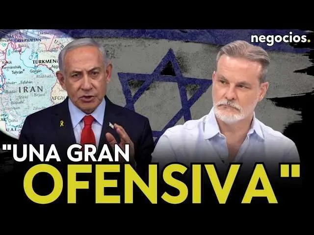 Captura del v&iacute;deo de Negocios TV que analiza la posible ofensiva de Ir&aacute;n y su impacto en Israel.<br>                        <br>                        <br>                        <br>                      