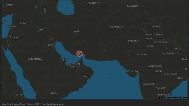 Un terremoto de 4,1 sacude el gran puerto iran&iacute; de Bandar Abbas