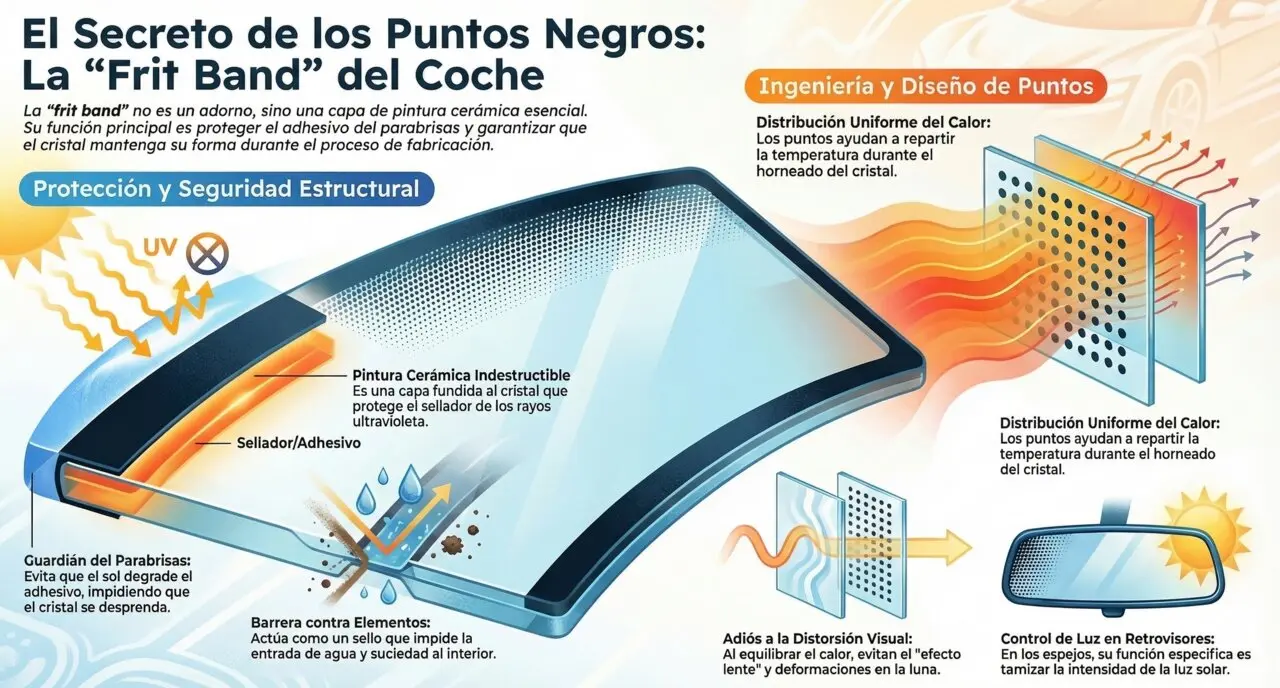 7 razones por las que tu parabrisas tiene puntos negros