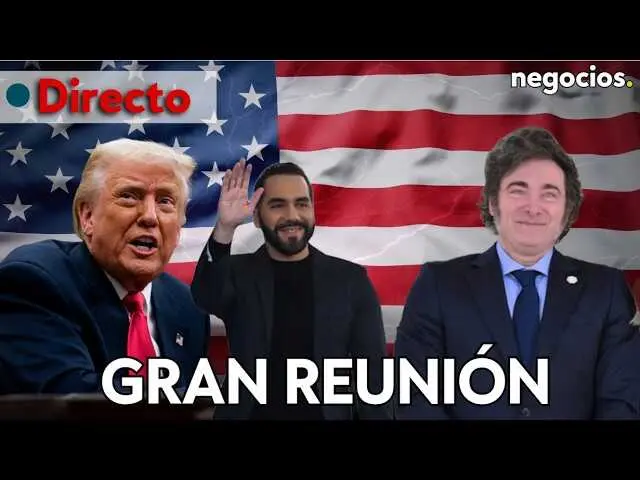 Fotograf&iacute;a del encuentro en directo durante la cumbre 'Escudo de las Am&eacute;ricas', con Donald Trump, Nayib Bukele y Javier Milei como protagonistas.<br>                        <br>                        <br>                        <br>                      