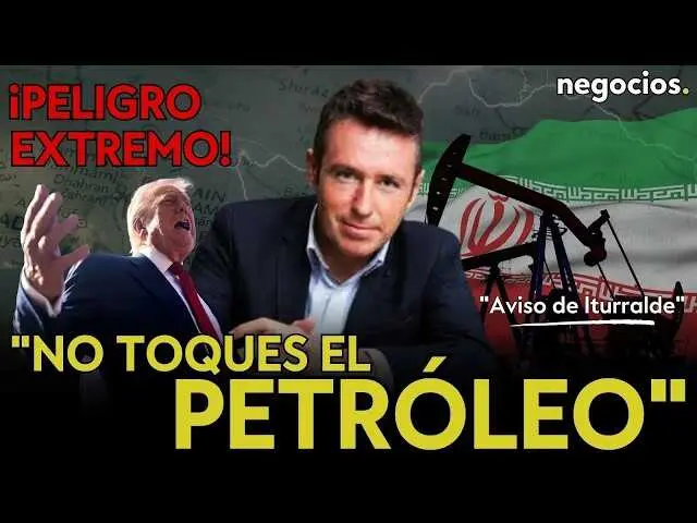 Gr&aacute;fico que ilustra la tendencia alcista del precio del petr&oacute;leo frente a un fondo con im&aacute;genes geopol&iacute;ticas de Oriente Medio.<br>                        <br>                        <br>                        <br>                      