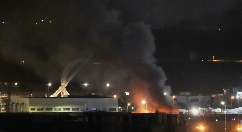 Ataque iran&iacute; contra el aeropuerto de Erbil. Leo Correa