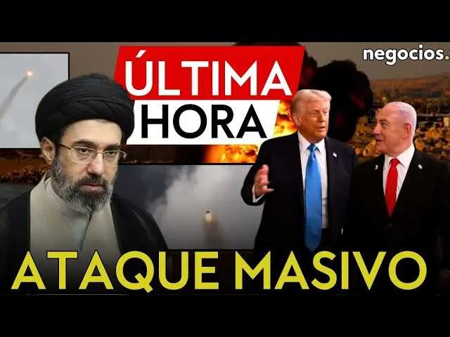 Columna de humo negro elev&aacute;ndose sobre Tel Aviv tras ataque con misiles iran&iacute;es<br>                        <br>                        <br>                        <br>                      