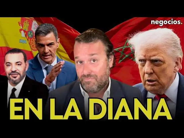 Mapa pol&iacute;tico que muestra la ubicaci&oacute;n estrat&eacute;gica de Espa&ntilde;a y Marruecos en el Magreb, destacando las bases militares de Rota y Mor&oacute;n.<br>                        <br>                        <br>                        <br>                      