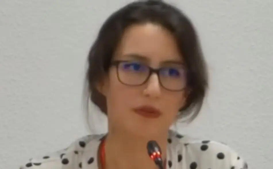 La desconocida que ha hecho el discurso viral. Foto: El Jacobino.