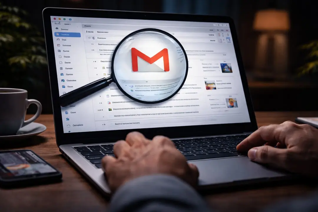 Gmail. Foto generada por IA.