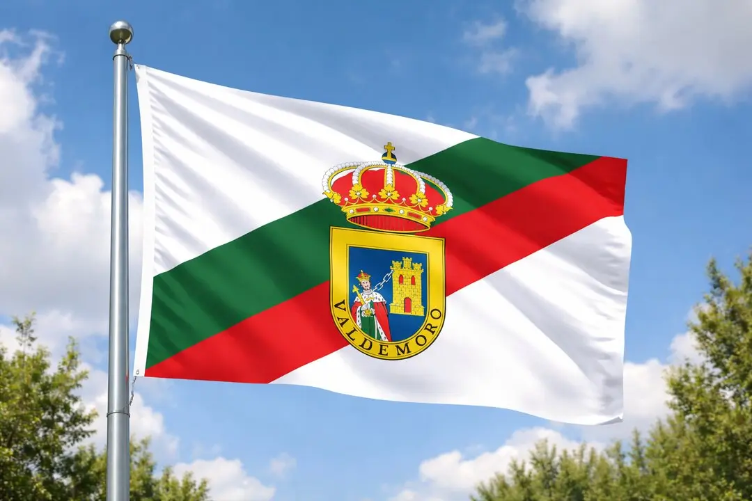 Valdemoro ya tiene bandera y escudo oficiales: as&iacute; son los nuevos s&iacute;mbolos del municipio