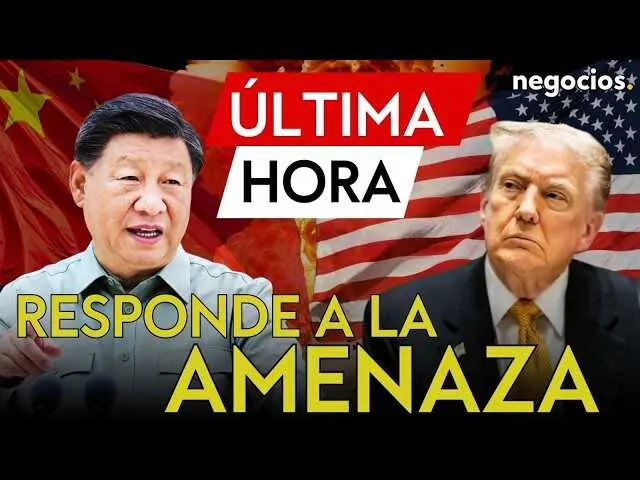 Captura del v&iacute;deo de Negocios TV donde se presenta la cobertura sobre la reacci&oacute;n china al bloqueo en el Estrecho de Ormuz.<br>                        <br>                        <br>                        <br>                      